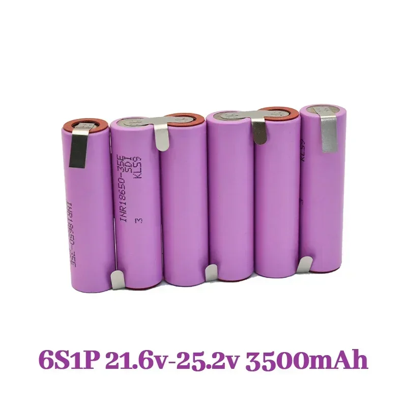 20A 18650 35E 3500mAh 7000mAh 3S 4S 5S 6S 8S 7.4V 12.6V 14.8V 18V 25.2V 29.6V do akumulatorów śrubokrętów akumulator spawalniczy: Niebieski
