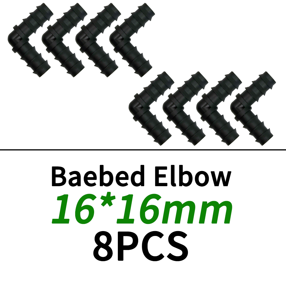 1/2 "1/4" Außengewinde anschluss an Widerhaken 16mm 20mm 25mm Pe Schlauch adapter T-Stück Winkel bogen Garten bewässerung Tropf bewässerungs system: Licht Gelb