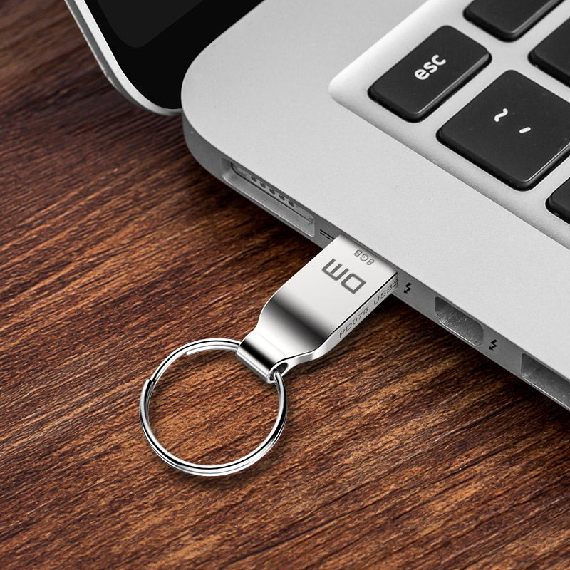 Dm PD076 Metalen 4Gb 8Gb 16Gb 32Gb Usb Flash Pen Drive Storage Memory Disk Eenvoudige Stijl voor Computer Pc Tablet