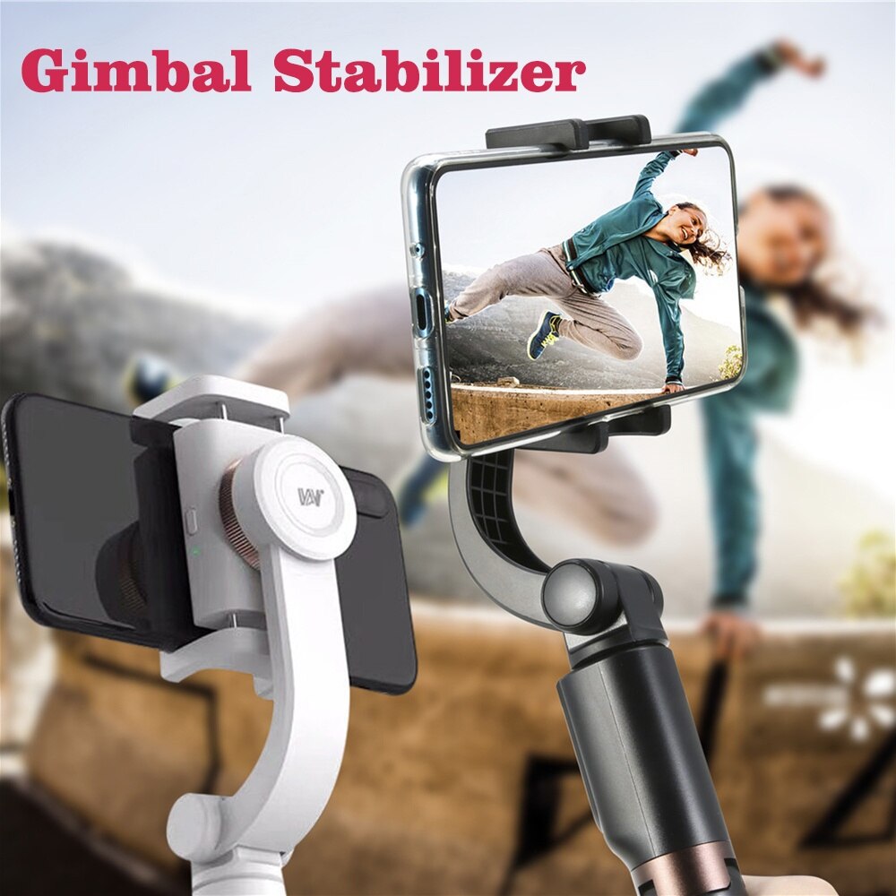 3in1 Anti-Shake Single Axis Handheld Gimbal Stabilizer Smart Bracket Seflie Stick Tripod For Smart Phone Shooting Vlog/Photo