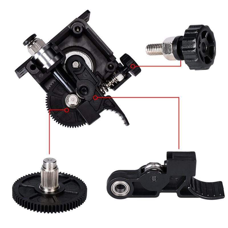 L'extrudeuse de Titan entièrement Kits pour l'extrudeuse de Titan 1.75Mm + V6 Bowden pour des pièces d'imprimante 3D