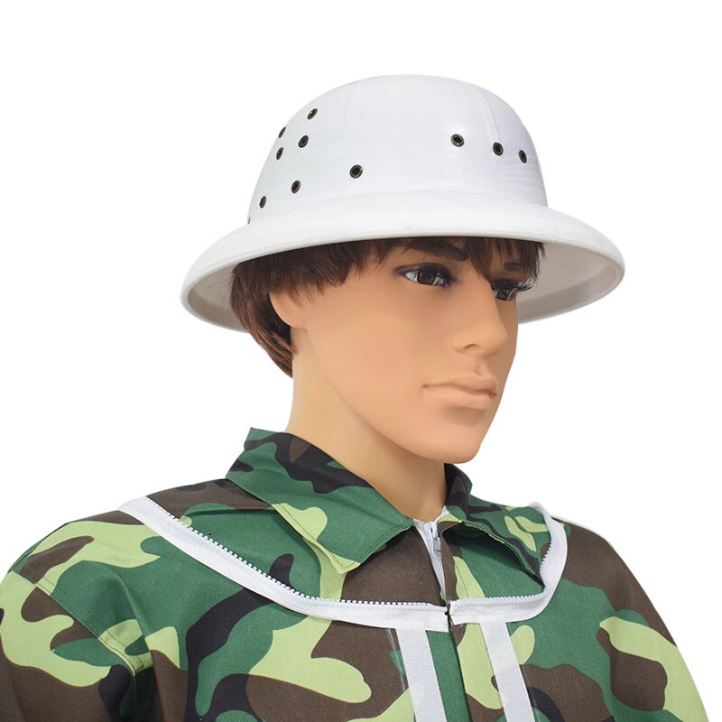 Plastic Vietnam Hat Factory Manufacturers Beekeeping Protective Hat Plastic Helmet for Beekeeping: white