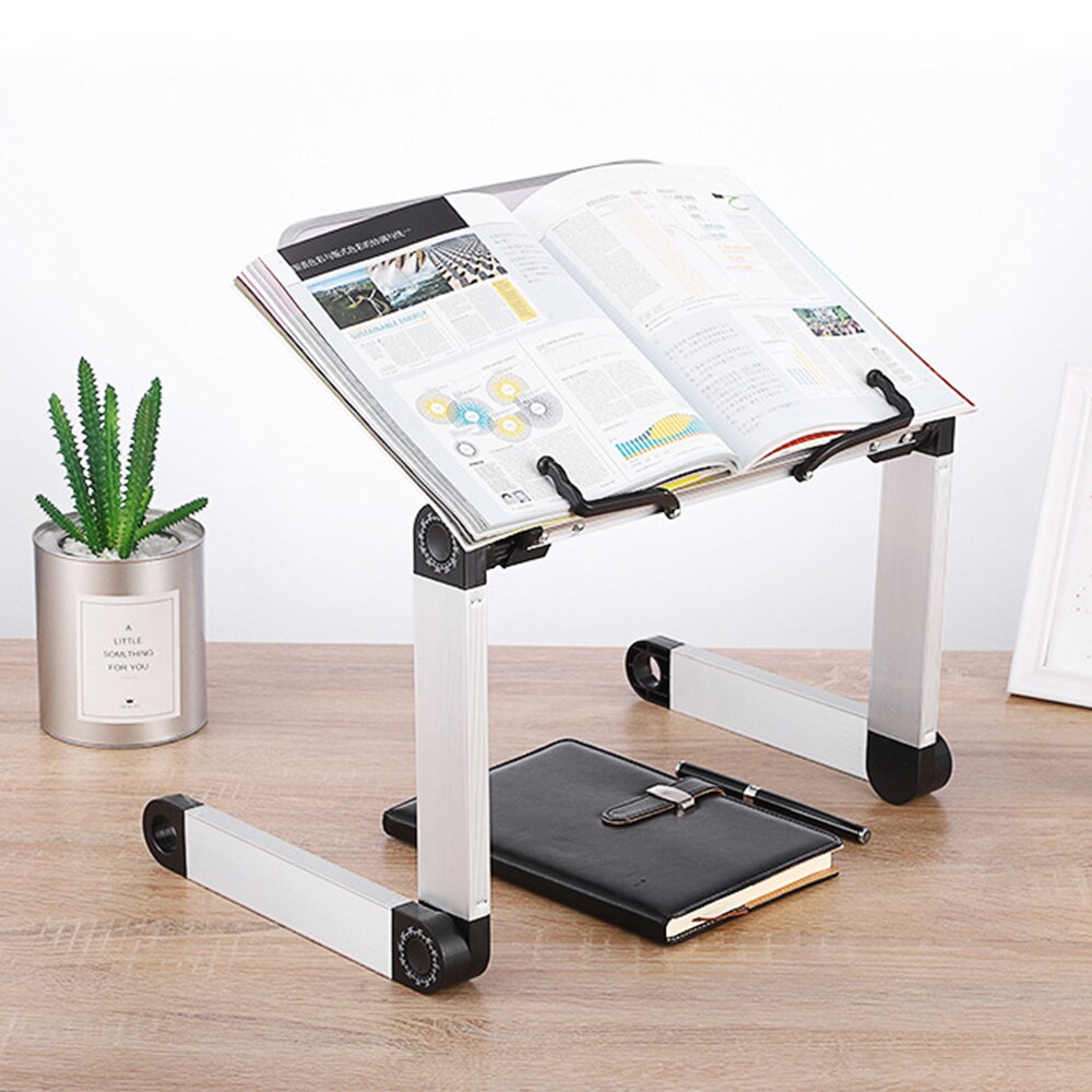 Foldable Portable Adjustable Angle Metal Book Stand Holder Reading Document