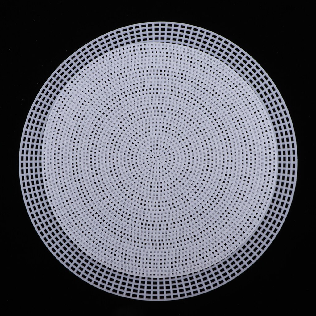 2Pcs Round Plastic Canvas Shapes Circles Sheets for Embroidery Crafting