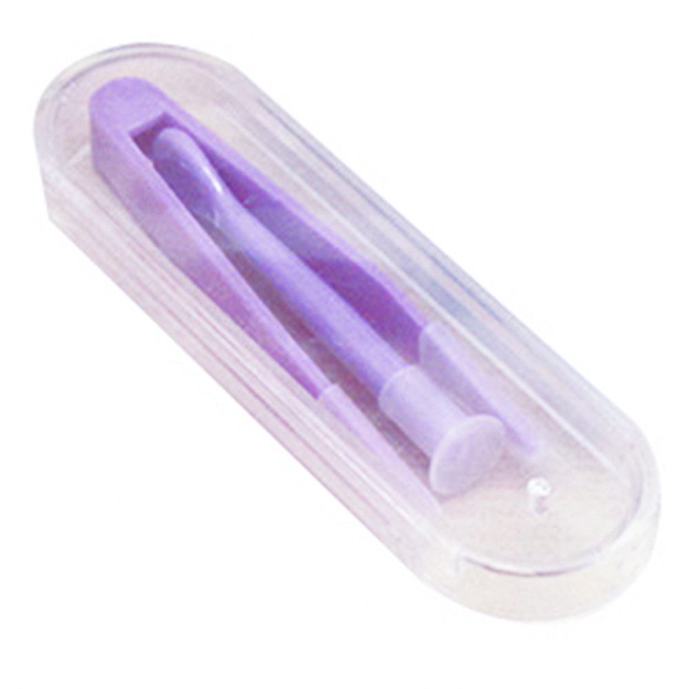 1 Set Multicolor Contactlenzen Pincet En Zuig Stick Voor Speciale Klemmen Tool Contact Lens Inserter Remover: Purple