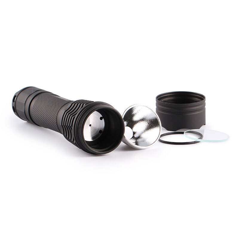 Convoy M1 flashlight host ,include OP reflector,head O ring,glass,spring,etc