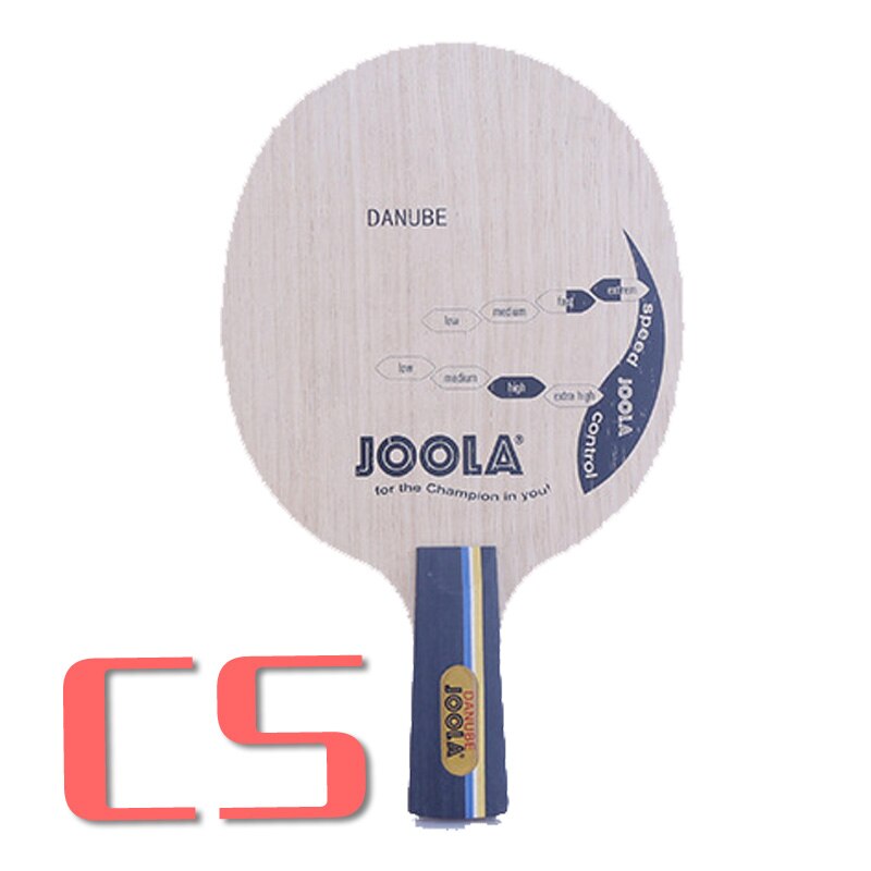 Joola donau  (5- lags træ, loop-stil) bordtennis-bladracket ping pong bat padle: Penhold kort cs