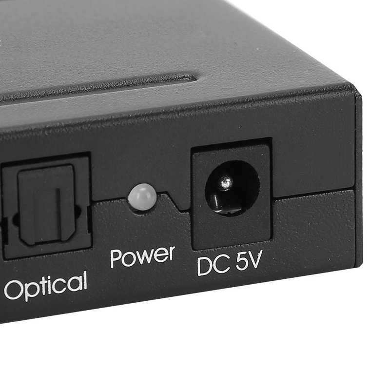 Bluetooth 5.0 192Khz Digitaal Naar Analoog Optische Coaxiale 3.5 Rca L/R Geluid Kanaals 16-Bit Audio decoder