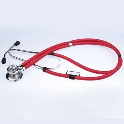 Stetoskop multifunktionelt dobbeltrør dobbeltsidet lægestetoskop kan lytte til tilbehør til fosterets hjertelyd: 3