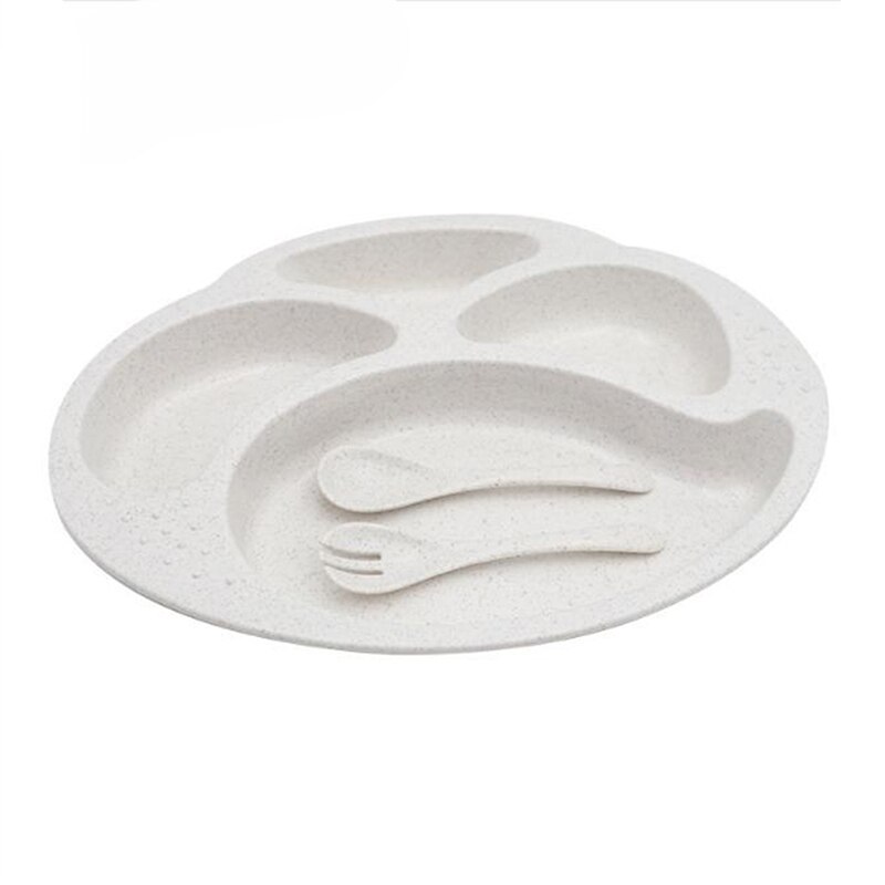 Baby skål barn tallrik barn porslin baby mat skål frukt mellanmål sub-rutnät middag tallrik mat rätter