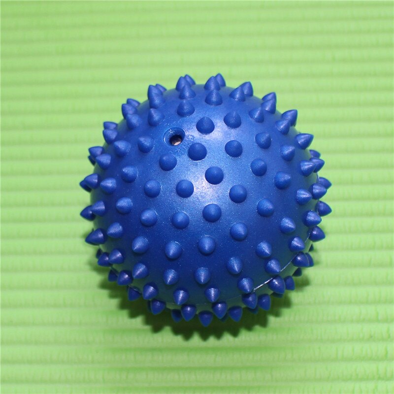 7cm Exercise Balls Durable PVC Spiky Massage Ball Trigger Point Sport Fitness Hand Foot Pain Relief Plantar Fasciitis Reliever: Blue
