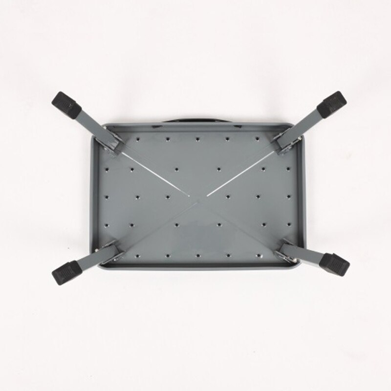 Step Stool Portable Lightweight Folding Steel Step Ladder with Anti-slip Mat and Handgrip One Step 330-Pound Capacity