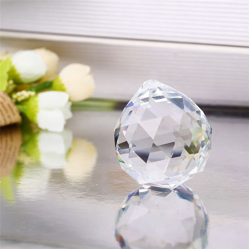 1pc 50mm glas prisme krystal lysekrone hængende vedhæng ahorn + ottekantede perler glas ornament krystal prisme hængende vedhæng