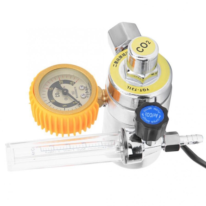 CO2 Reducing Valve Carbon Dioxide Pressure Reducer Female Thread G5/8Inch Air Pressure Regulator CO2 Regulator