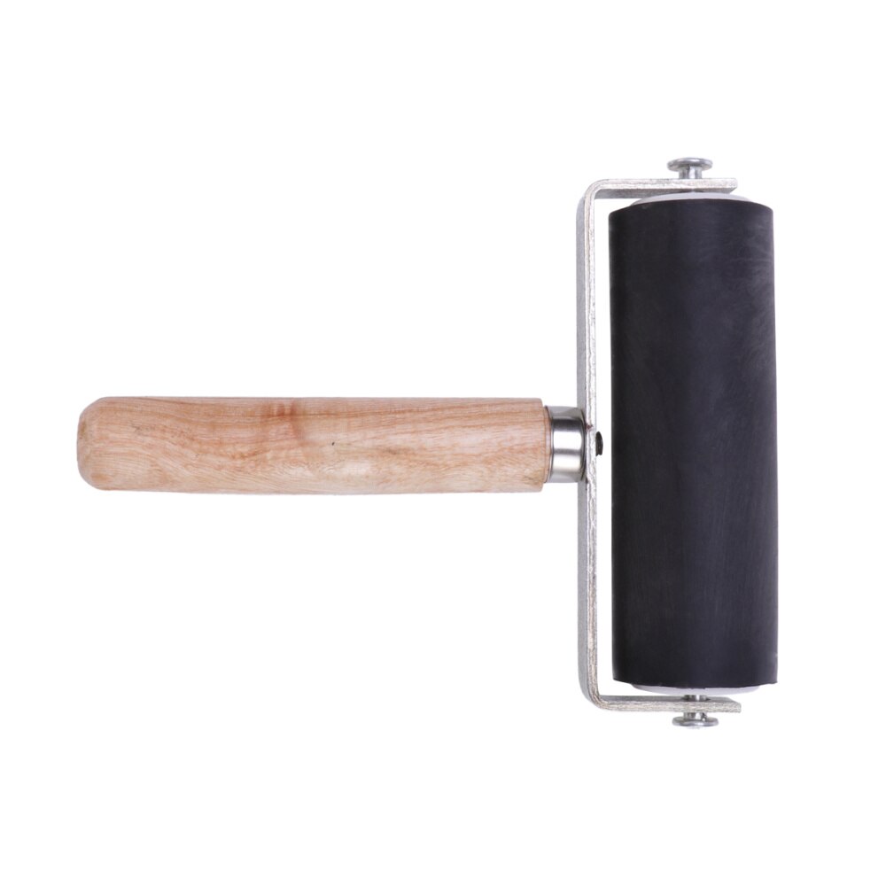Rubber Roller Brayer Printmaking Ambachtelijke Projecten Inkt En Stempelen Gereedschap (Zwart)