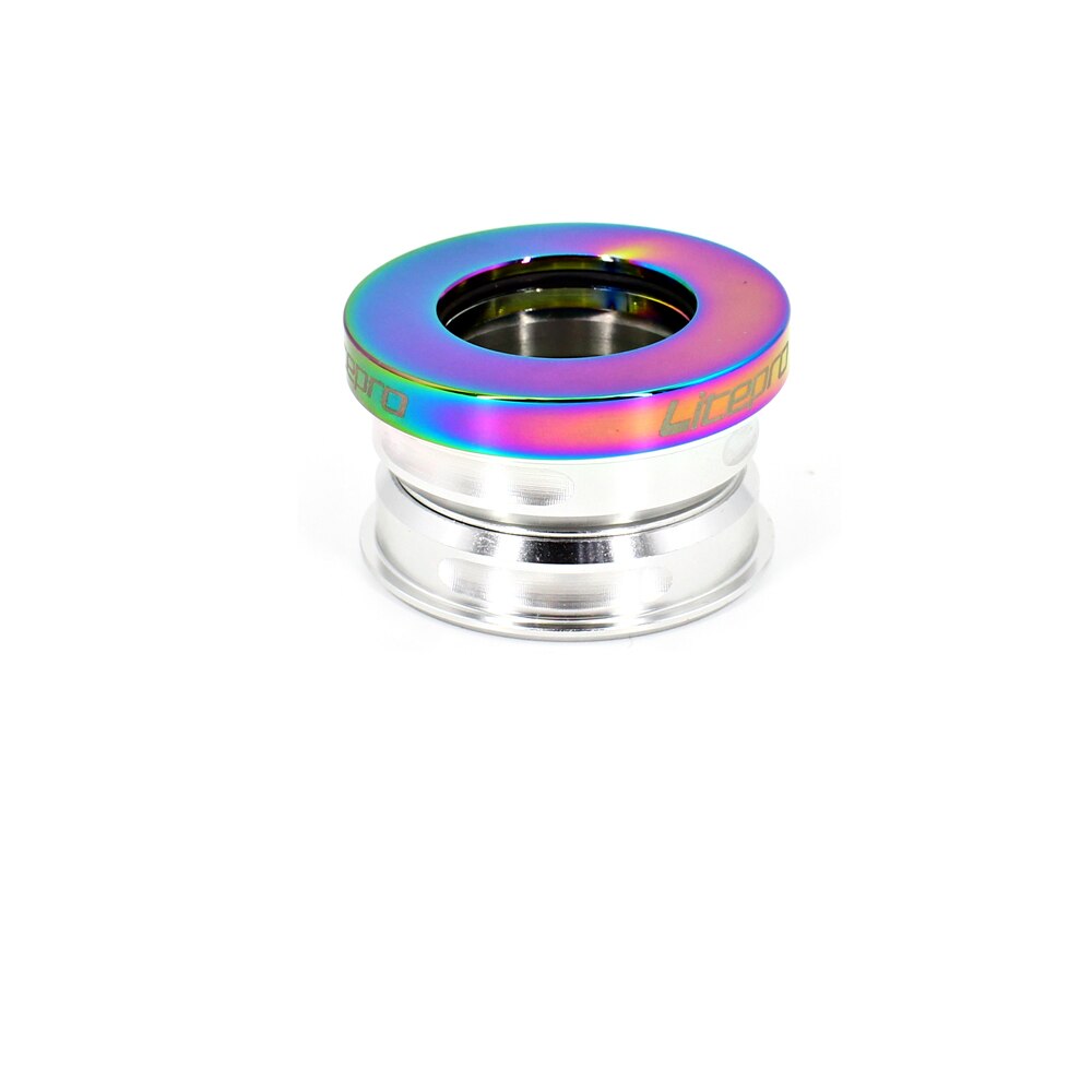 Litepro Vouwfiets Headset Fiets Sealed Bearing Kom Set Headset Cover Kom Set 28.6Mm Bike Frame Vork Balhoofd bmx Onderdelen: LP headset colorful