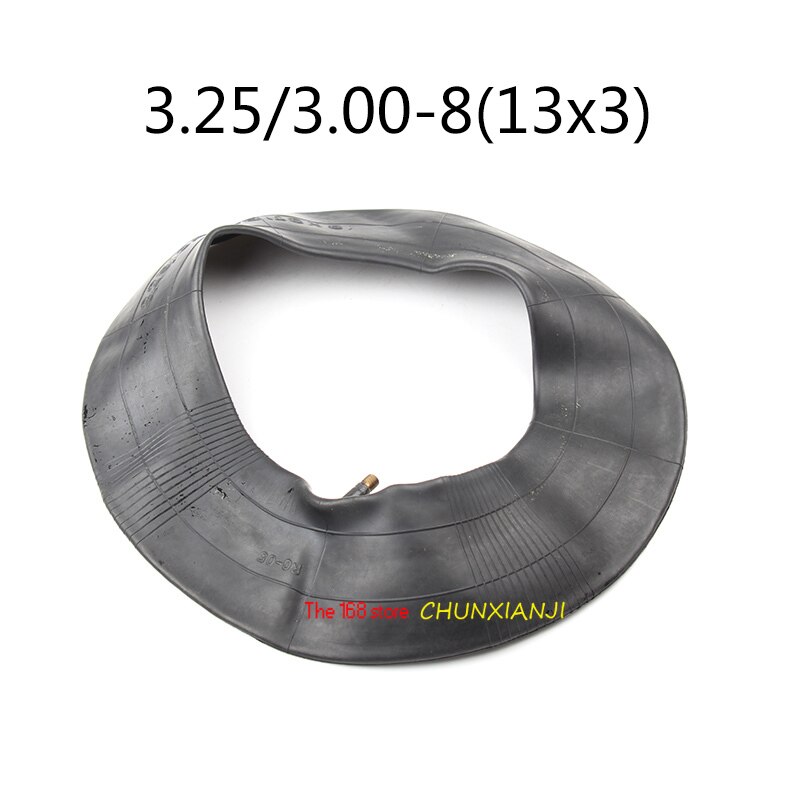 3.25/3.00-8 (13x3) Mini Chopper roue avant chambre à air Valve droite 8 pouces brouette Scooters aller Kart ATV pneu chambre à air
