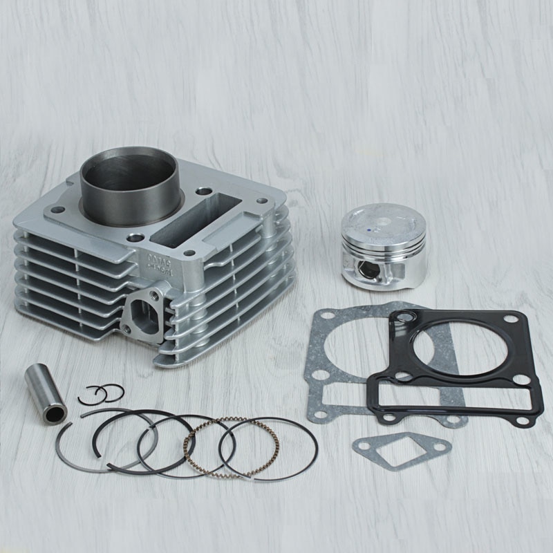 Juego de cilindros para motocicleta de 57,4mm, 54mm, gran cilindro para Yamaha YBR125 XTZ125 YB125Z YBR XTZ 125, actualización modificada a YBR150 YBR 150