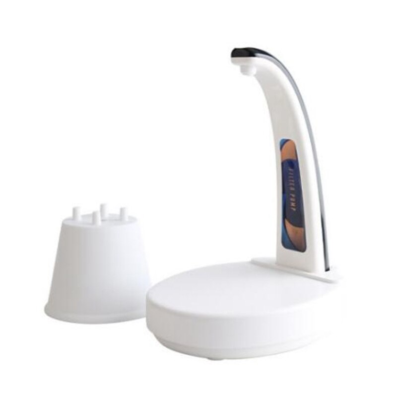 Automatische Contact Schakelaar Opladen Automatische Drinkwater Pomp Draagbare Elektrische Water Dispenser Fles Water Schakelaar: white   black