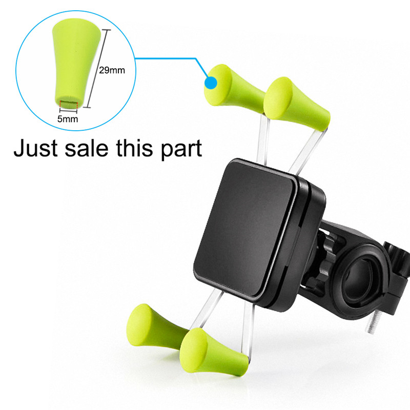Fimilef-Soporte de teléfono para bicicleta, accesorios de Moto para teléfono móvil, soporte de agarre para motocicleta, tapa de silicona