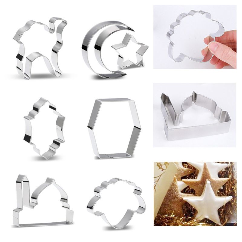 Ramadan decoratie koekjesvormpjes set maanster koekjesvorm diy taart bakgereedschap eid mubarak decoratie feestdecoratie keuken