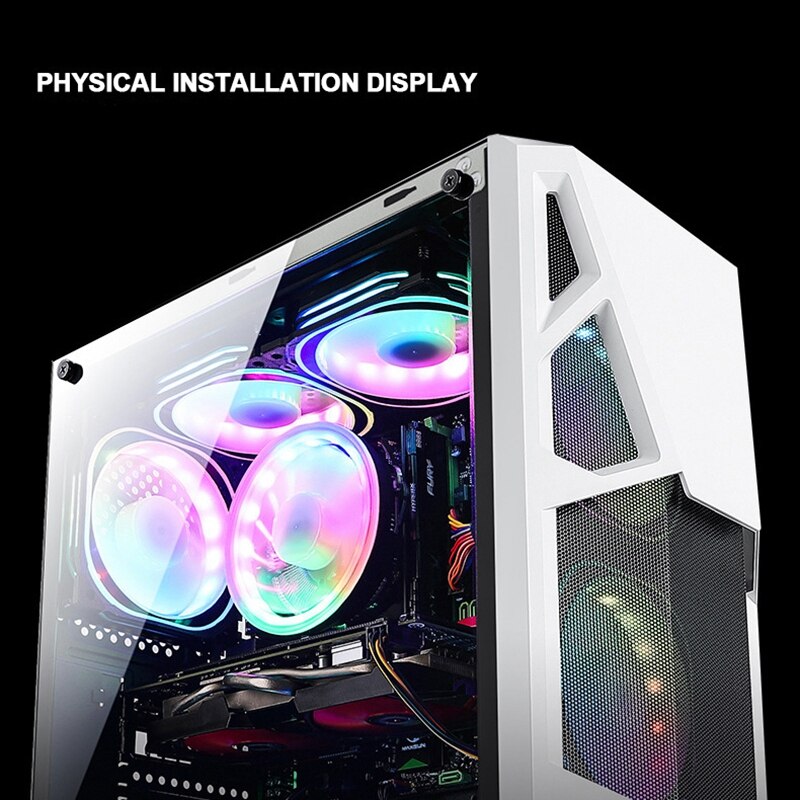 COOLMOON Remote RGB Lighting Music Controller Chassis Fan Desktop Computer Chassis Fan Controller RF Remote Control