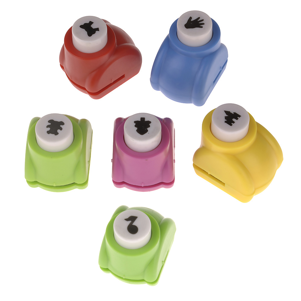 Mini DIY Stationery Kid Xmas Hand Press Album Paper Craft Punch Embosser Tree