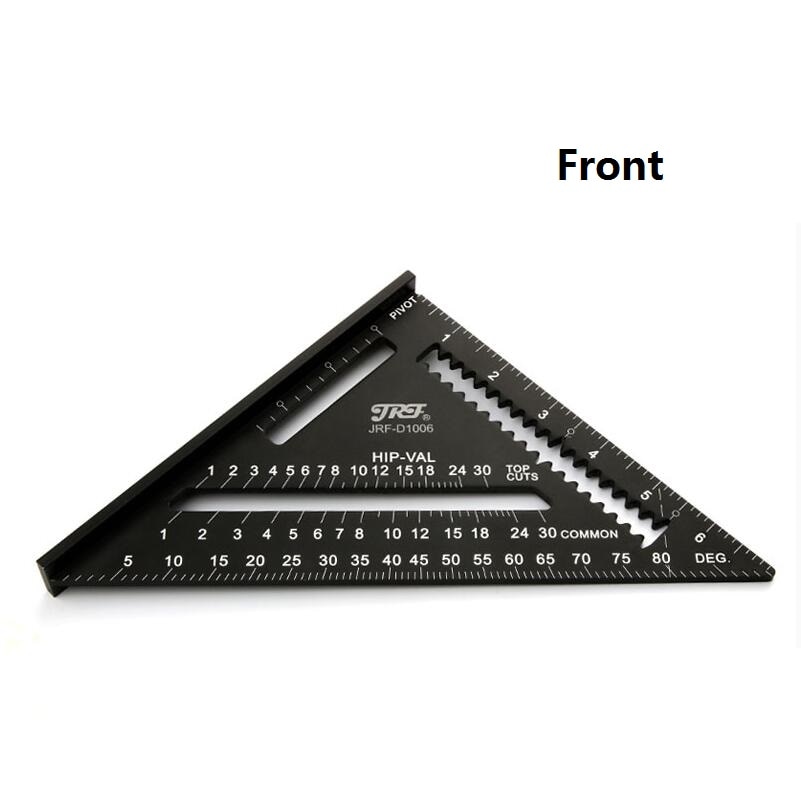 Woodwork Triangular Ruler Woodworking Ruler 7Inch/185mm