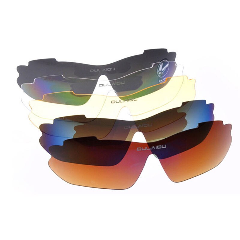 Fiets sport wielrennen autorijden zonnebril  uv400 5 lens vervanging bril bril anti-reflectie