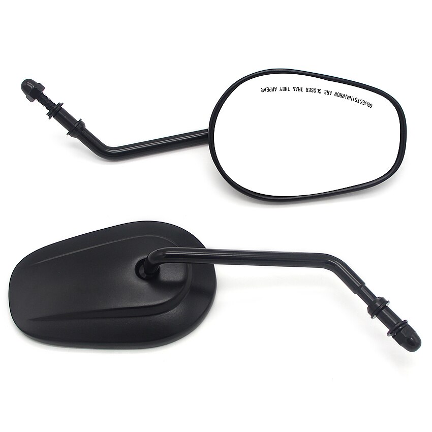 Specchietto retrovisore moto per Harley Davidson Street 500 XG500 750 XG750 FXDB FXSB 1200 XL1200CX 1200T XL1200V XL1200X: Black
