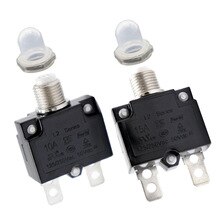 par 125/250v ac 15a/10a bryter trykk nullstille knapp overbelastningsvern