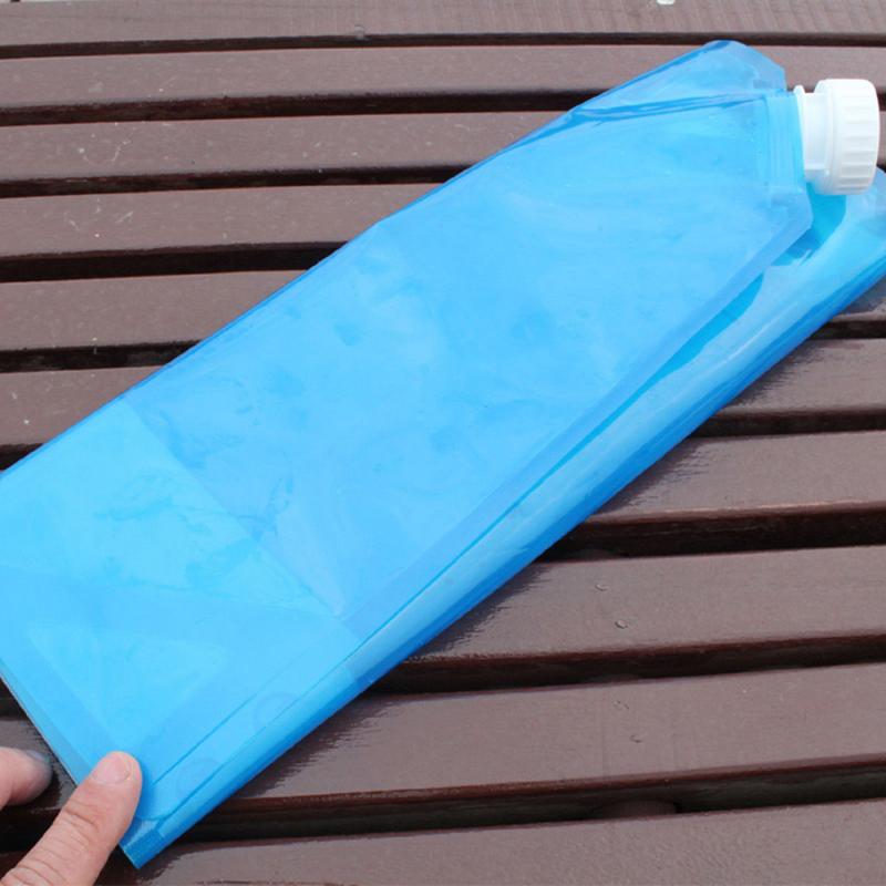 5L Picknick Milch Wein Container Hebe Träger Falten Wasser Tasche Für Camping Wandern Picknick Kanister PE Geschmacklos Sicherheit Dichtung