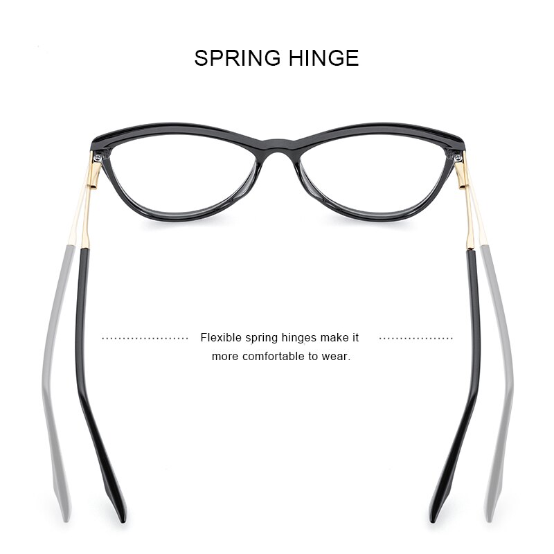 MERRYS Women Retro Cat Eye Glasses Frame Ladies Eyeglasses Myopia Prescription Optical Eyewear S2701