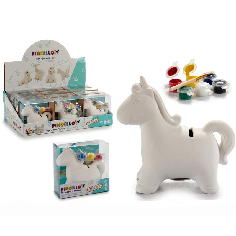 Hucha unicornio para Pintar