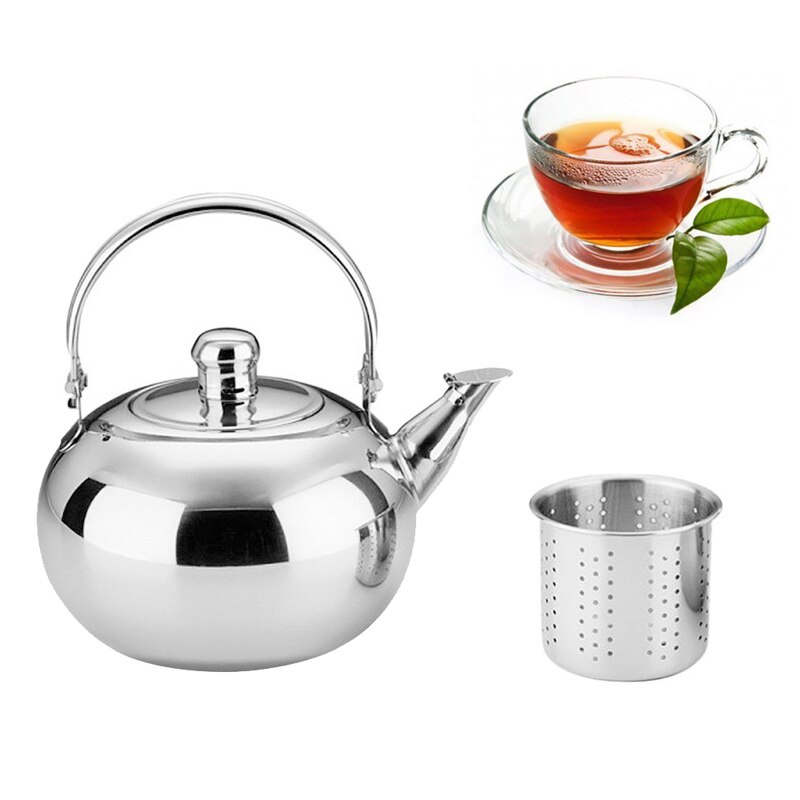 Teapot, Stove Top Teapot, Stainless Steel Teapot, Teapot With Infuser, Tea Kettle, Stove Top Kettle, Whistling Kettle