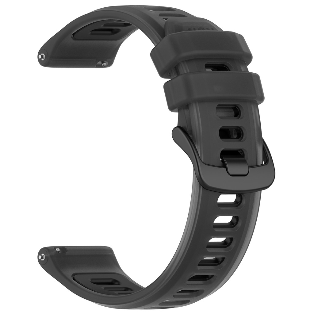 20mm 22mm Silicone Strap For Huami Amazfit Bip6 Bip5 Bip3 Bip 3 5 6 Lite S U Pro Unity Jelly Color Accessories Replacement Band: 20 / black