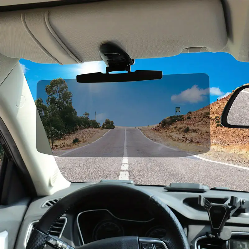 Een in de auto gemonteerde anti-glare spiegel, anti-UV sterk licht voertuigzonnescherm