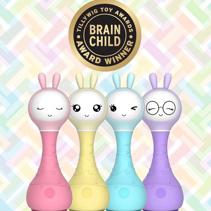 Alilo Smarty R1 Weihnachten für freundlicher Hase Baby spielzeug Art Musik Spieler Clever Geschichtenerzähler Intelligente roboter cozmo Golbe