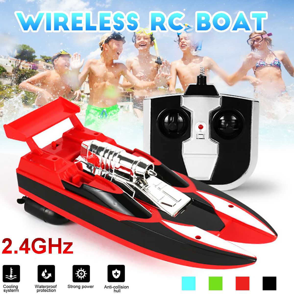 radio remote control dual motor high speed boat RC racing children outdoor racing boat