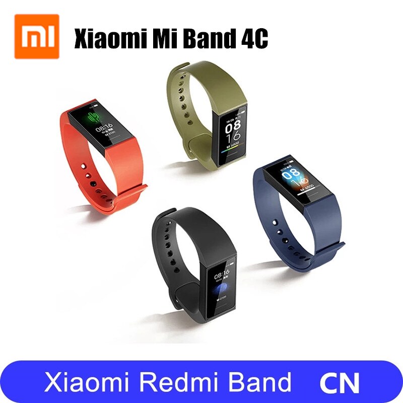 Xiaomi Mi Smart Band 4C Smart Hartslag Sport Monitor Bluetooth 5.0 Waterdichte Armband Touch Grote Kleur Screen Polsband