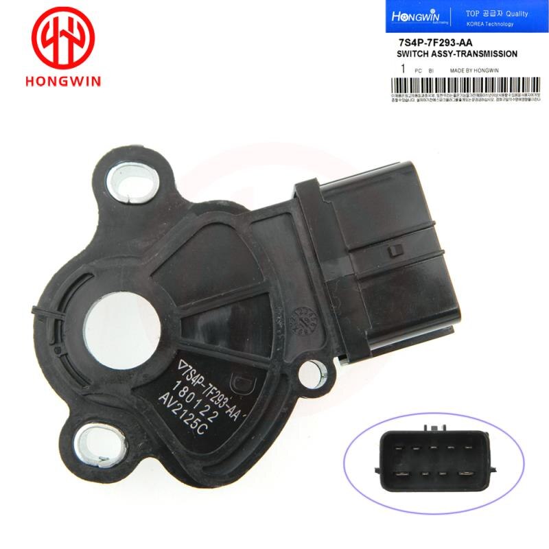 7S4P-7F293-AA For Ford Focus 1998 C-Max Fiesta Neutral Safety Switch Gearbox Shifting Sensor Switch 7S4P7F293AA 4610018