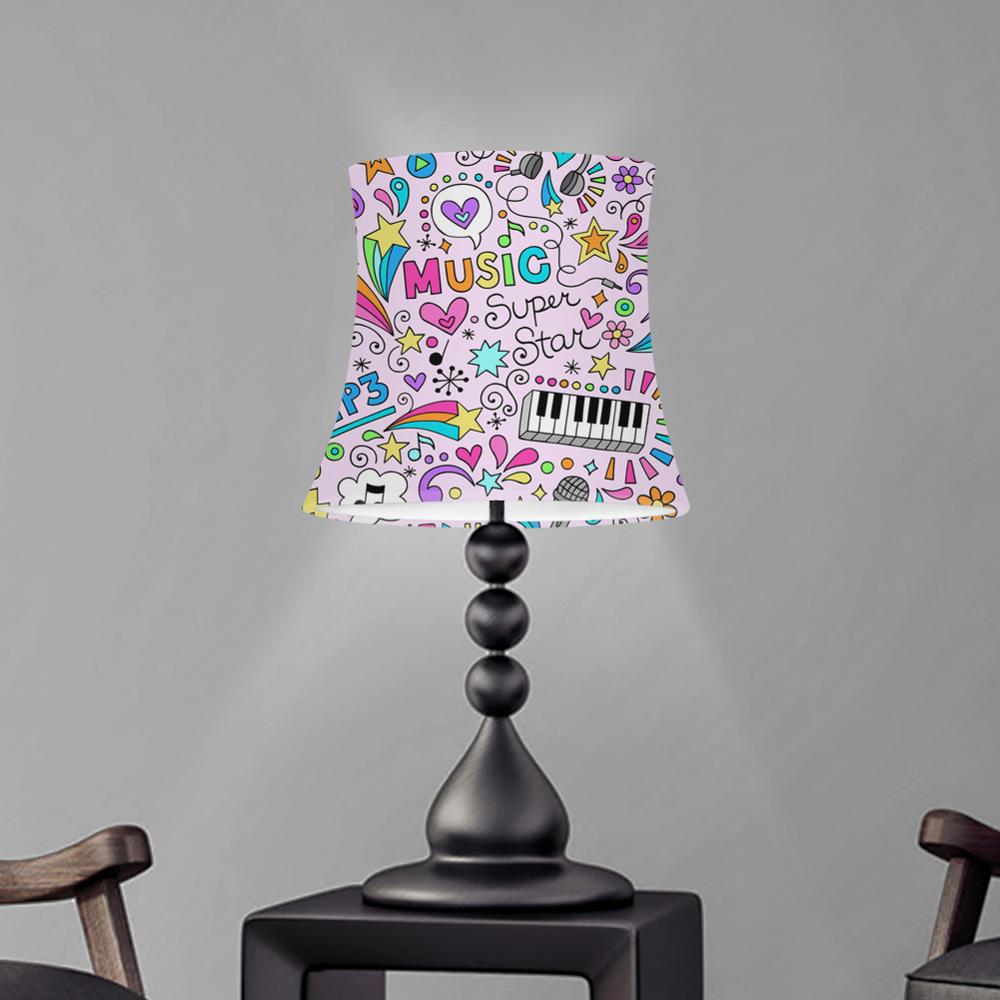 The Music Notes – abat-jour mural en tissu lavable, moderne, abat-jour de Table, de sol: Z4845HSL