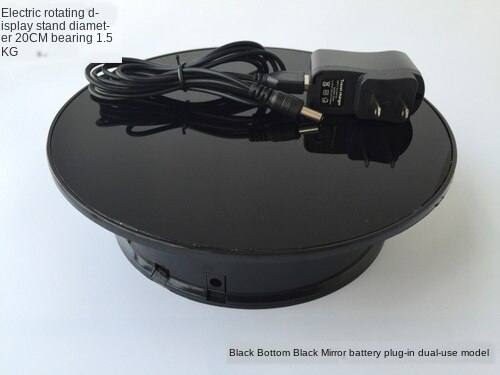 Photography Turntable Live Video Filming Rotating Power-driven Rotation Display Stand Product Rotating Disc Adjustable Speed: 7