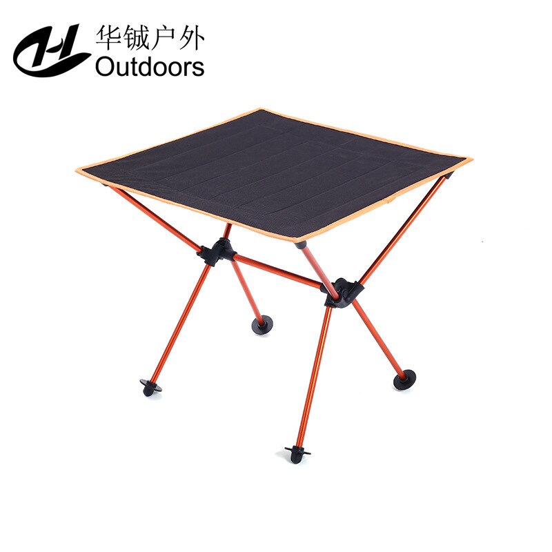 BQDRGHU Kamptafel buiten picknick klaptafel super licht Oxford-doek aluminiumlegering vistafel camping tafel stoel zelfrijdende picknick bureau (kleur: 1