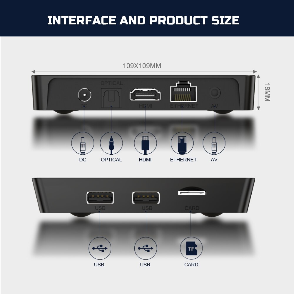 Reproductor multimedia X96Q PRO, Allwinner H313, Android 10,0, Mali G31, WiFi 2.G, LAN 100M, 802.11AC,