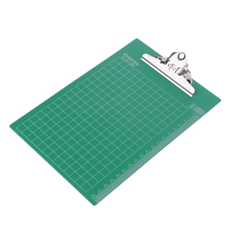 1Pc Plastic A5 File Paper Clip Writing Board With Clip Document Clipboard Scale Kit