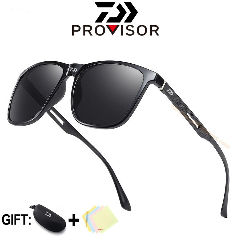DAIWA Polarisierte Angeln Sonnenbrille Männer Frauen Sonnenbrille Camping Wandern Fahr Brillen draussen Sport Brille UV400 Sonnenbrille