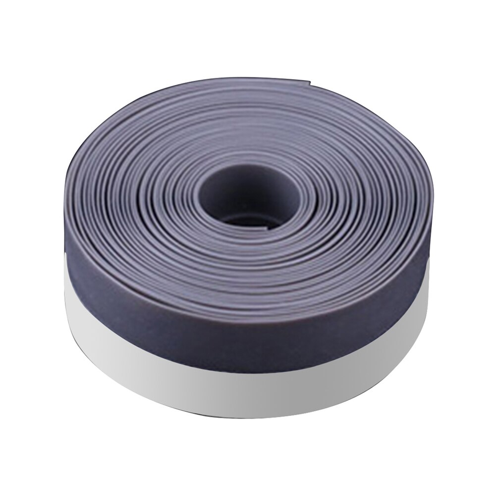 Door Bottom Seal Strip Weather Window Rubber Seal Weatherstrip Windproof Dust Gap Filler Household Accessories: Grey