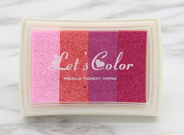 Gradient colors big ink pad Stamp planner scrapbooking silicone stamp inkpad diy diary greeting card making supplies