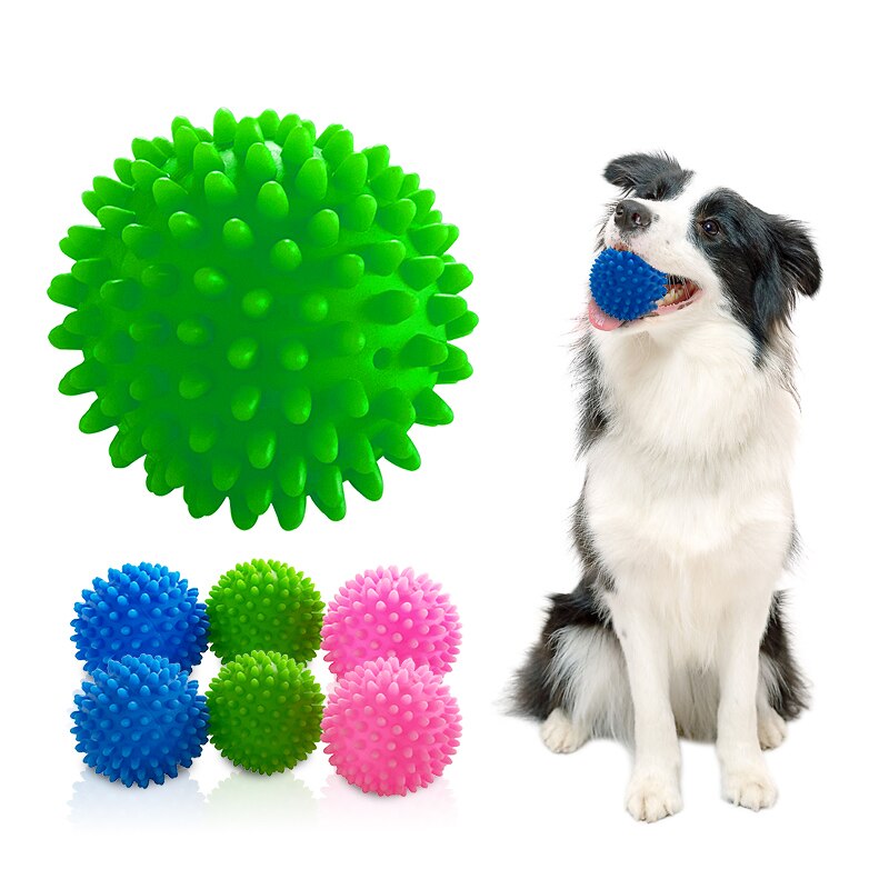 Pet Dog Toys Puppy Funny Interactive Chew Toys for Small Dog Resistant To Bite Teeth Training Rubber Ball Dog Toys Pet Supplies